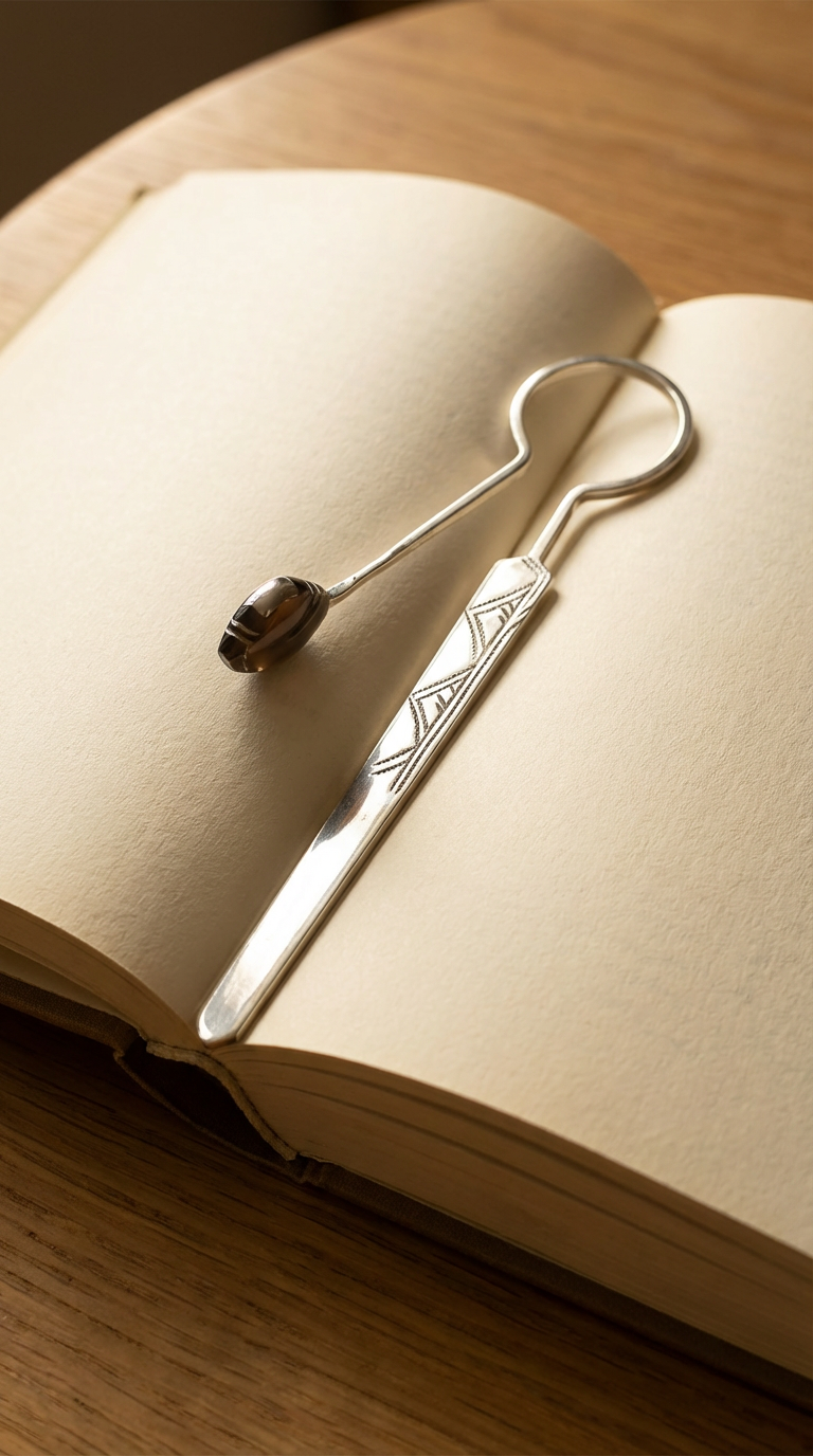 Image of Marcapáginas de Lujo en Plata de Ley 925 — Hecho a Mano