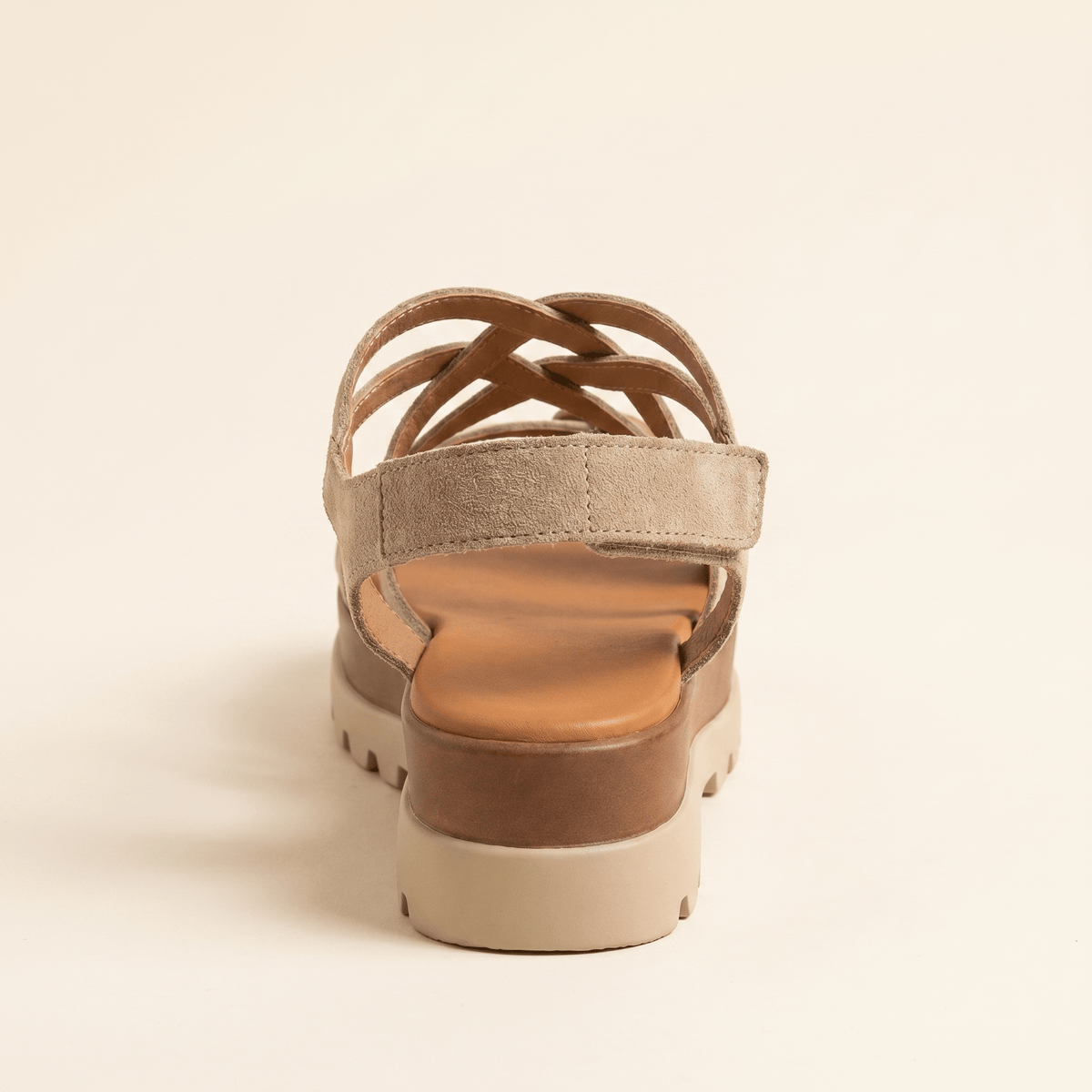 Aitana · Sandalia de Tiras de Piel con Plataforma - zapatos de mujer Calenzo