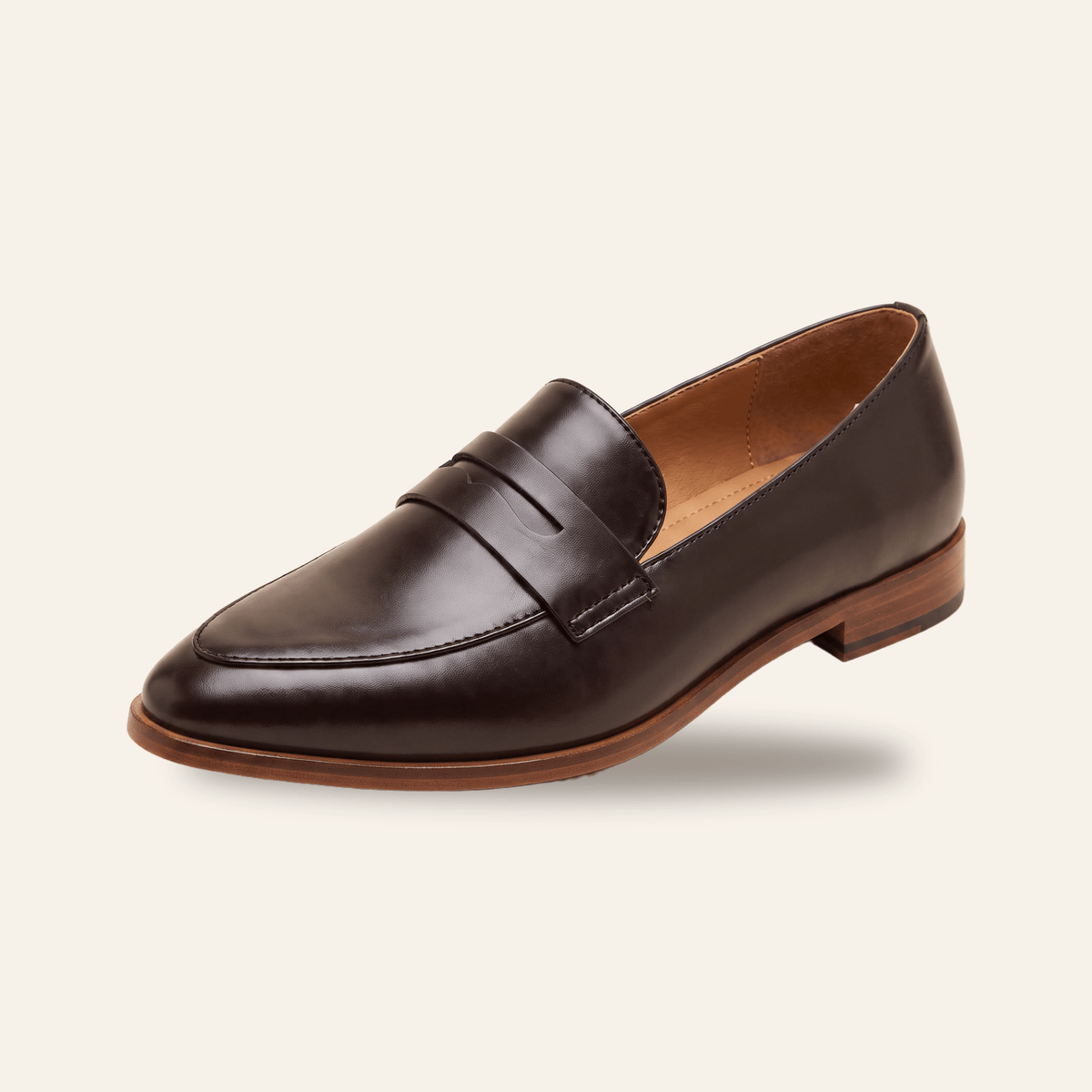 Carlota · Mocasín Penny de Punta Fina - zapatos de mujer Calenzo