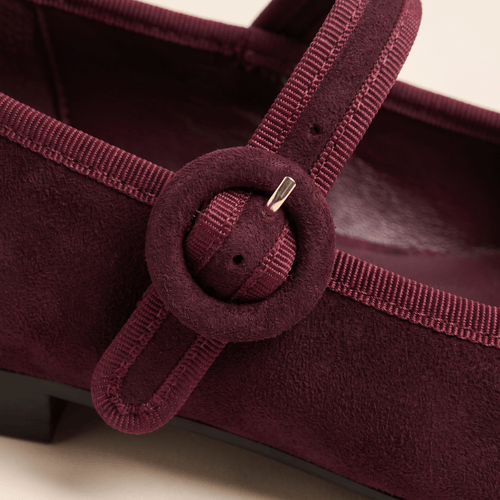 Celia · Bailarina Mary Jane de Ante con Hebilla - zapatos de mujer Calenzo