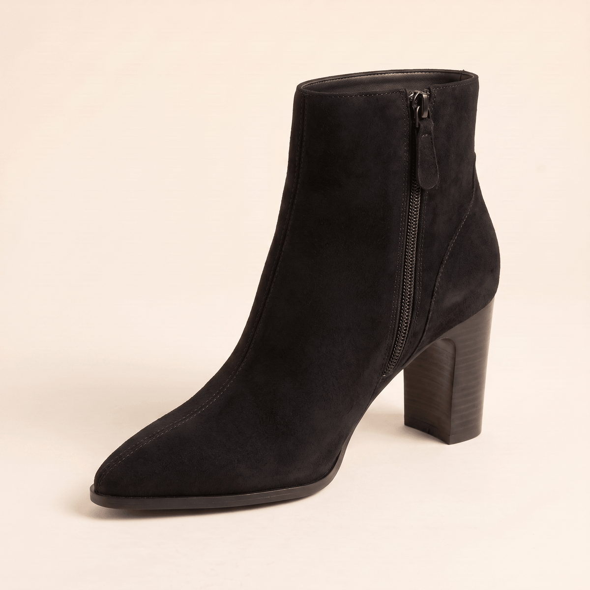 Diana · Botín de Punta Fina de Ante - zapatos de mujer Calenzo