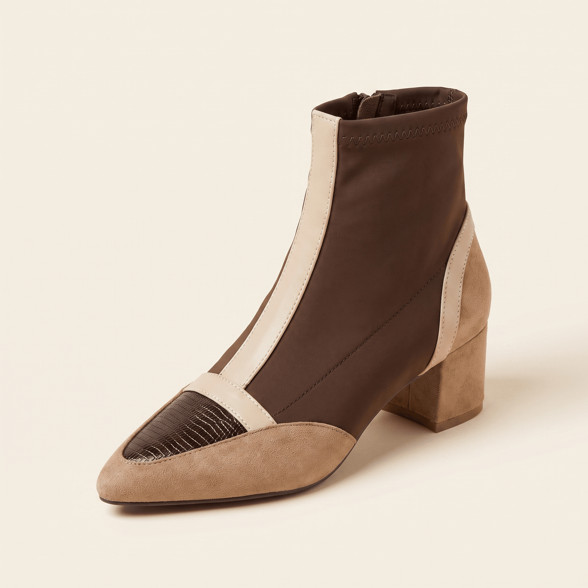 Nadia · Botín de Punta Fina con Cremallera - zapatos de mujer Calenzo