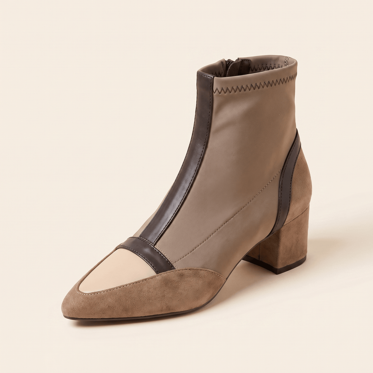 Nadia · Botín de Punta Fina con Cremallera - zapatos de mujer Calenzo