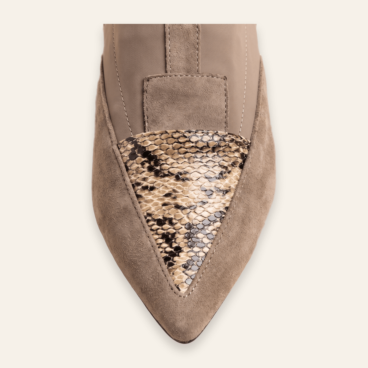 Zaira · Zapato de Punta Fina con Detalle Serpiente - zapatos de mujer Calenzo